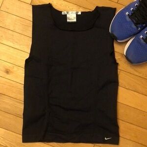 Nike Black Seamless Sleeveless DriFit Work…